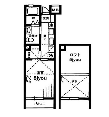 東京都練馬区旭丘１丁目 賃貸マンション 1K