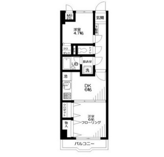 東京都練馬区豊玉北１丁目 賃貸マンション 2DK