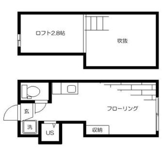 東京都練馬区旭丘１丁目 賃貸アパート 1R